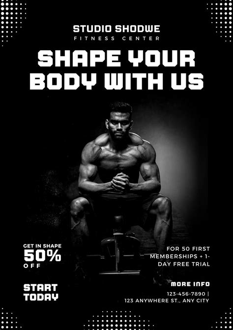 poster physical fitness slogan|Free printable workout poster templates .